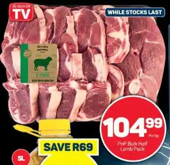 Pick n Pay PnP Bulk Half Lamb Pack offer
