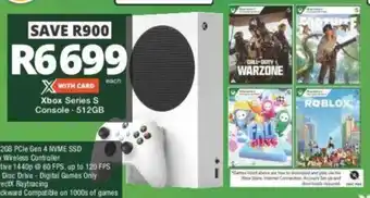 Checkers Xbox Series S Console 512GB offer