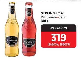 Makro STRONGBOW Red Berries or Gold NRBs offer