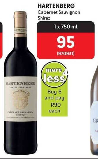 Makro HARTENBERG Cabernet Sauvignon Shiraz offer