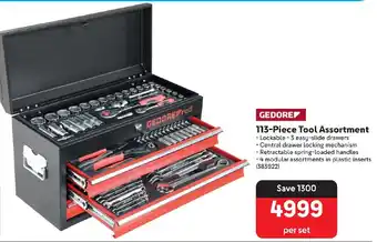 GEDORE 113-Piece Tool Assortment
