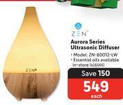 Makro Zen aurora series ultrasonic diffuser zn-60012-lw 426505 offer