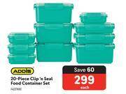 Makro Addis 20 piece clip n seal food container set offer
