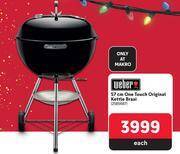 Makro Weber 57cm one touch original kettle braai offer