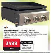 Makro Alva 3 burner atacama tabletop gas grill gbpr103-each offer