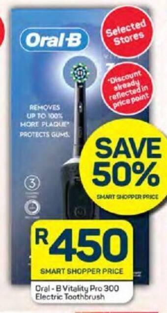 Pick n Pay Oral-B Vitality Pro 300 Electric Toothbrush offer