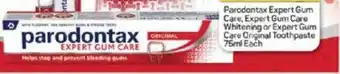 Parodontax Expert Gum Care, Expert Gum Care Whitening or Expert Gum Care Original Toothpaste 75ml Each