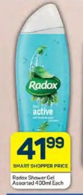 Pick n Pay Radox Shower Gel Assorted 400ml Each offer