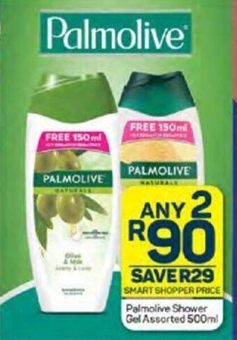 Pick n Pay Palmolive Shower Gel Assorted 500ml offer