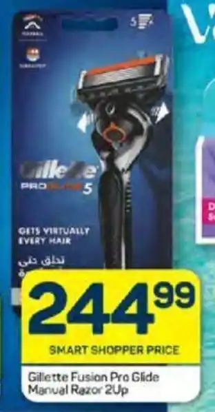 Pick n Pay Gillette Fusion Pro Glide Manual Razor 2Up offer