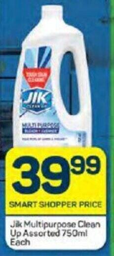 Pick n Pay Jik Multipurpose Clean Up Assorted 750ml Each offer