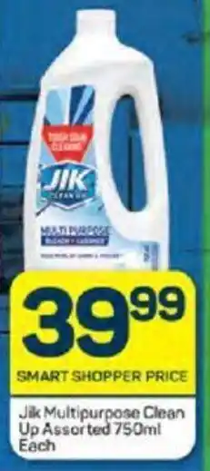 Jik Multipurpose Clean Up Assorted 750ml Each