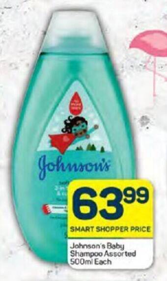 Pick n Pay Johnson's Baby Shampoo Assorted 500ml Each offer