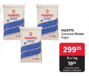 Makro HULETTS Sunsweet Brown Sugar offer