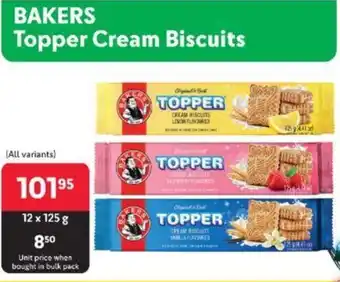Makro BAKERS Topper Cream Biscuits (All variants) offer