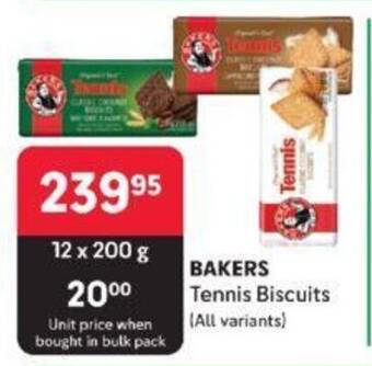 Makro BAKERS Tennis Biscuits (All variants) offer