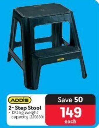 Makro ADDIS 2-Step Stool - 120 kg weight offer