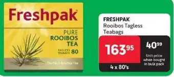 FRESHPAK Rooibos Tagless Teabags