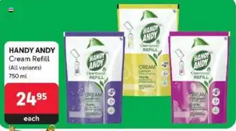 Makro HANDY ANDY Cream Refill (All variants) 750 ml offer