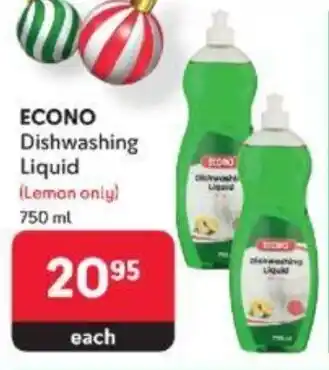 Makro ECONO Dishwashing Liquid (Lemon only) 750 ml offer