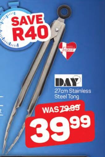 Pick n Pay DAY 27cm Stainless Steel Tong offer