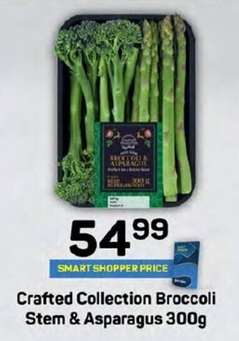 Pick n Pay Crafted Collection Broccoli Stem & Asparagus 300g offer