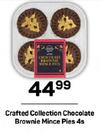 Pick n Pay Crafted Collection Chocolate Brownie Mince Pies 4s offer