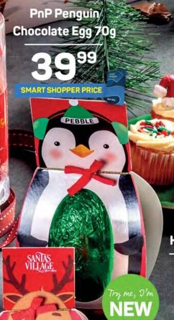 Pick n Pay PnP Penguin Chocolate Egg 70g offer