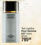 Dis-Chem Ted lapidus pour homme edt-100ml offer
