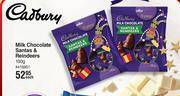 Dis-Chem Cadbury milk chocolate santas & reindeers-100g each offer