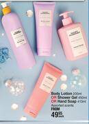 Dis-Chem Nature's nourishment body lotion 200ml or shower gel 450ml or hand soap 413ml assorted scents-each offer