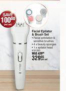 Dis-Chem Carmen facial epilator & brush set-per set offer