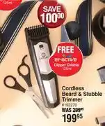 Dis-Chem Dquip cordless beard & stubble trimmer offer