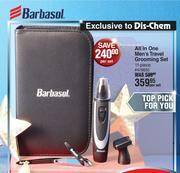 Dis-Chem Barbasol all in one men's travel grooming set 11 piece-per set offer