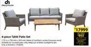Design house 4-piece tahiti patio set