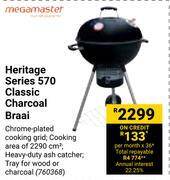 Builders Warehouse Megamaster heritage series 570 charcoal braai 760368 offer