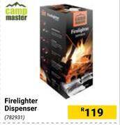 Builders Warehouse Campmaster firelighter dispenser offer