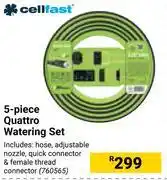 Builders Warehouse Cellfast 5 piece quattro watering set offer