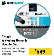 Builders Warehouse Cellfast smart watering hose & nozzle set offer