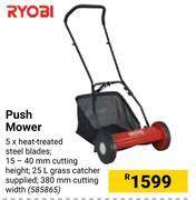 Builders Warehouse Ryobi push mower offer
