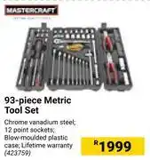 Mastercraft 93 piece metric tool set