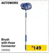 Autoworx brush with hose connector