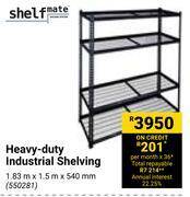 Builders Warehouse Shelfmate heavy duty industrial shelving offer