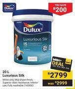 Builders Warehouse Dulux luxurious silk-20ltr offer