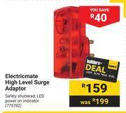 Builders Warehouse Electricmate high level surge adaptor offer