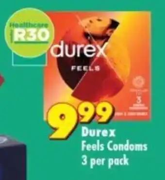 Durex Feels Condoms 3 per pack