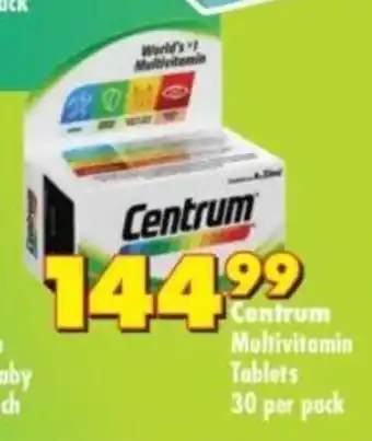 Centrum Multivitamin Tablets 30 per pack