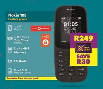 Shoprite Nokia 105 Feature phone offer