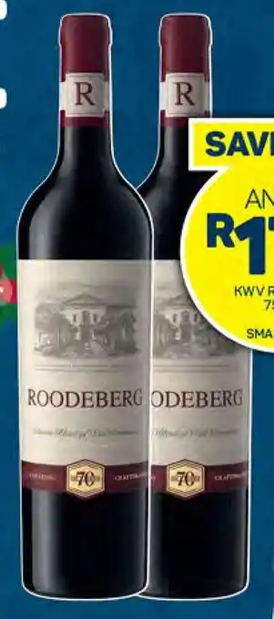 Pick n Pay KWV Roodeberg 750ml offer