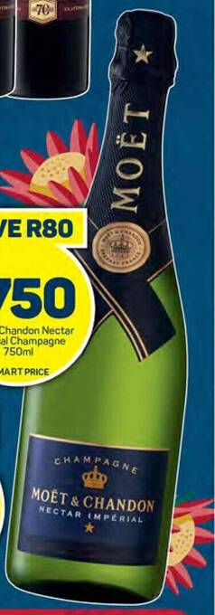 Pick n Pay Moët & Chandon Nectar Impérial Champagne 750ml offer